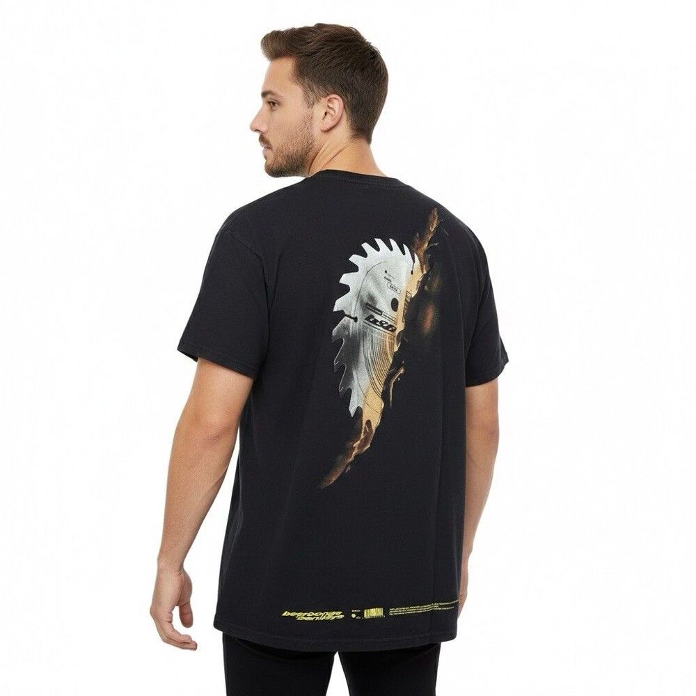 Post Malone POSTY CO Concert Tour Shirt Beerbongs & Bentleys Saw 2018 Sz Large